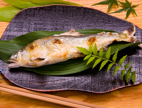 あゆ塩焼き