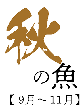 秋の魚 9月〜11月